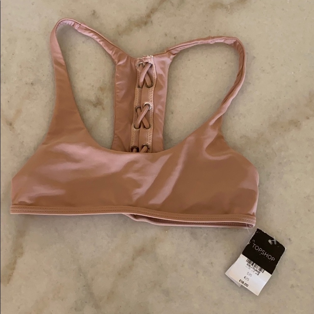 Topshop bikini top only.